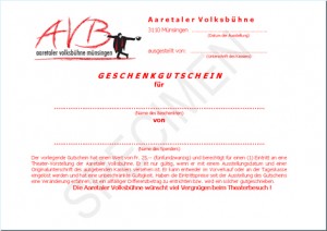 AVB-Gutschein (Beispiel)